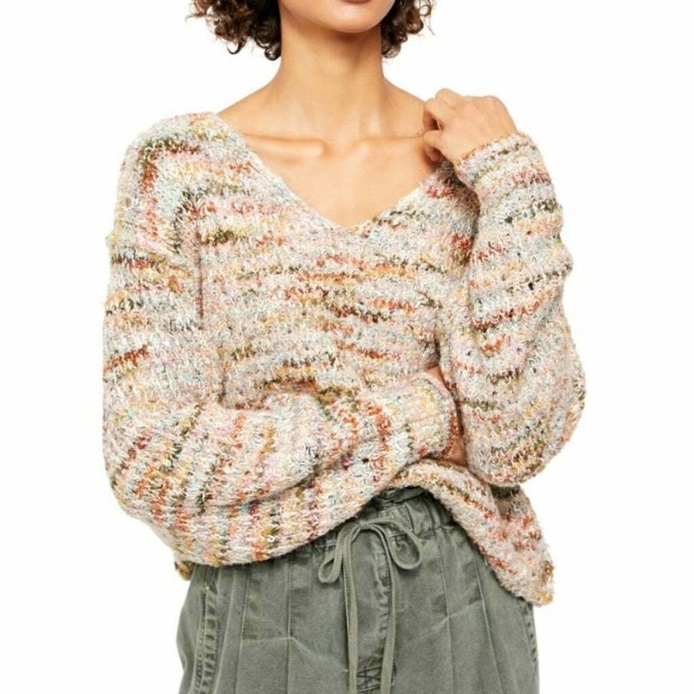 Free People Large Oversized Highland‎ Sweater Knit